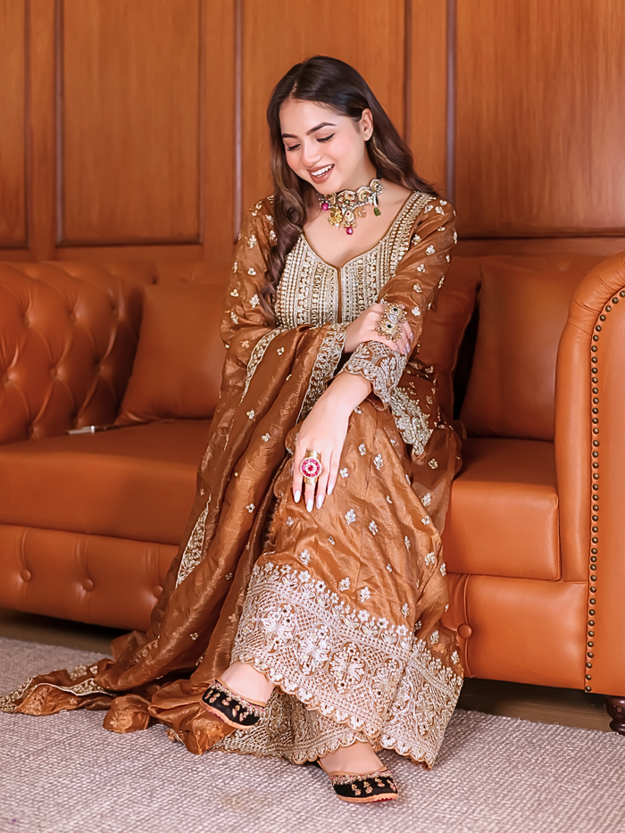 Zehra Black Handcrafted Jutti – Leather & Satin with Zari, Sequin & Bead Embellishment