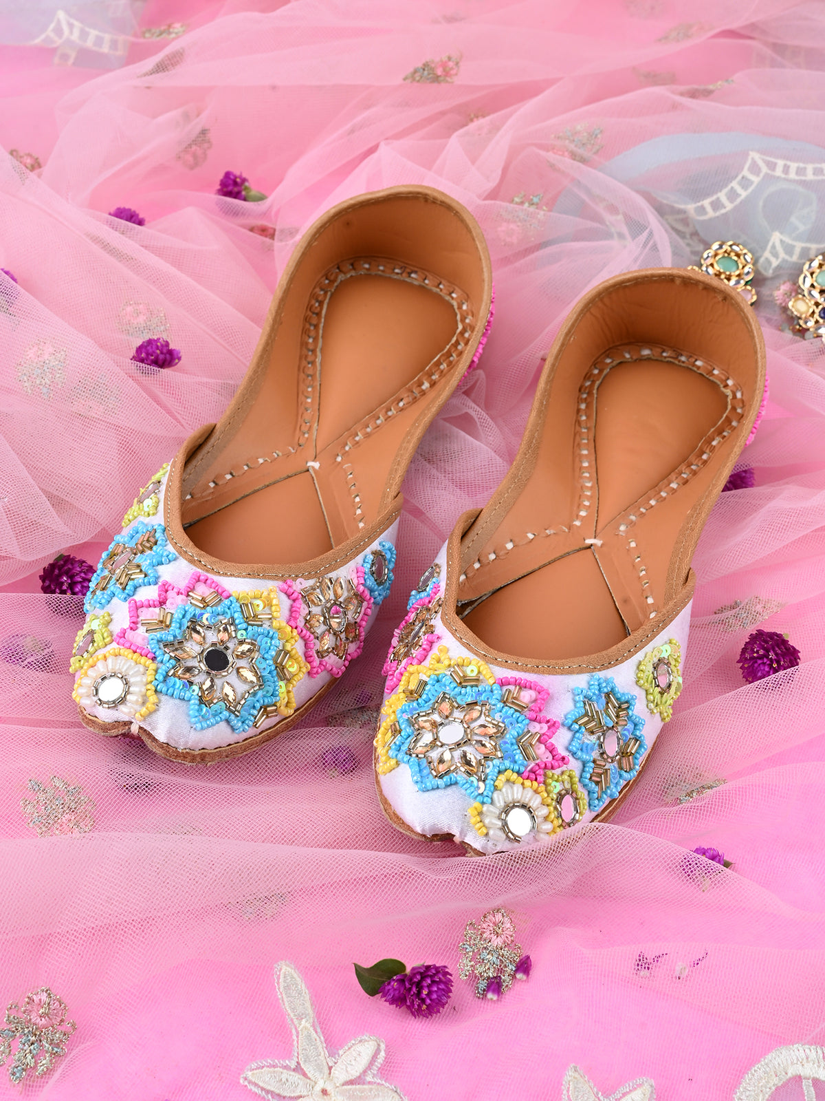 MEHER - Multicolor Thread & Mirror Work Set