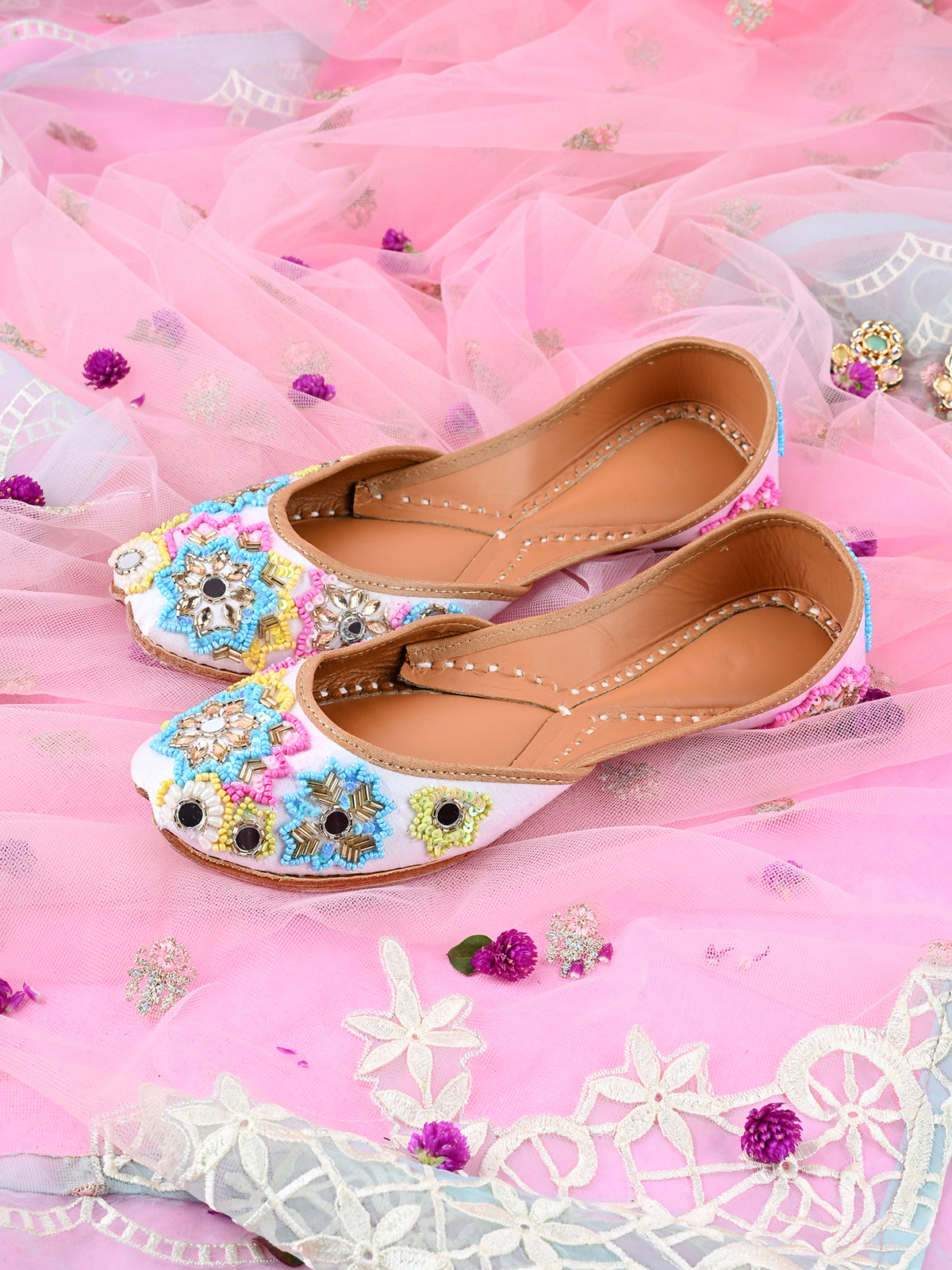 MEHER - Multicolor Thread & Mirror Work Set