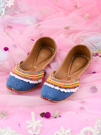 ZYRA - Handcrafted Denim Jutti for Women – Stylish Everyday Comfort |